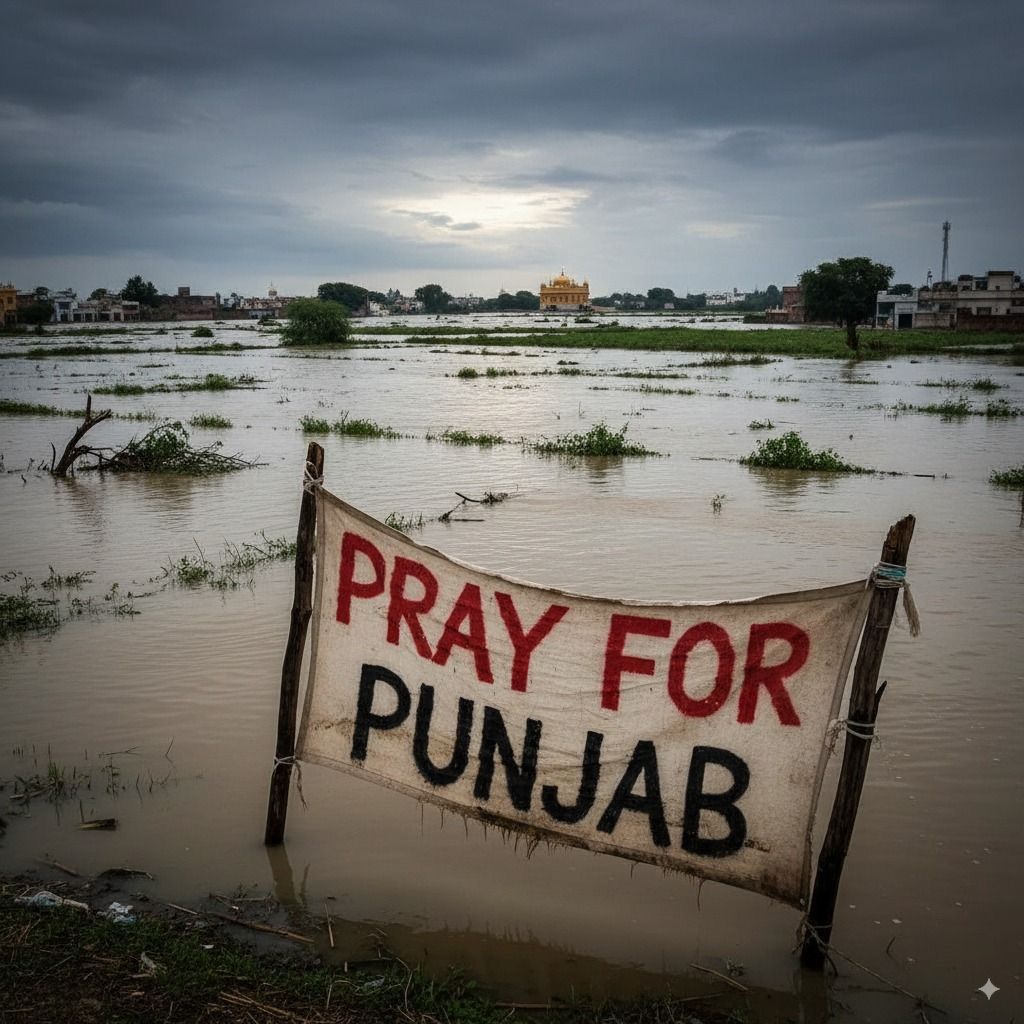 Sevartham volunteers distributing relief in Punjab floods